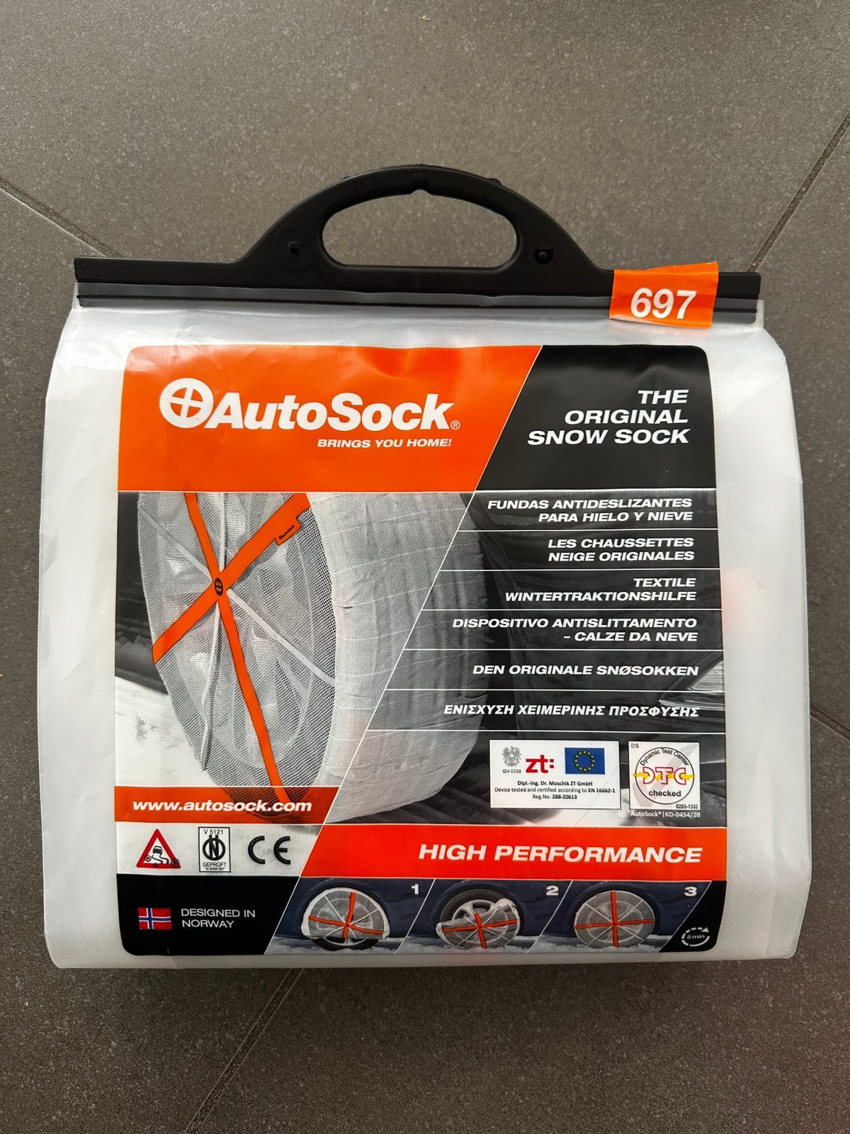 Chaussettes à neige AutoSock, comme neuves, jamais utilisées, Enlèvement ou Envoi, Comme neuf