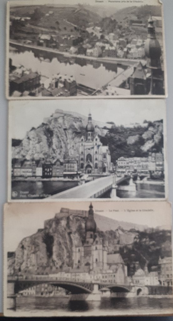 3 CP anciennes Citadelle de DINANT /Panorama Ref.E34, Enlèvement ou Envoi, 1920 à 1940, Non affranchie, Namur