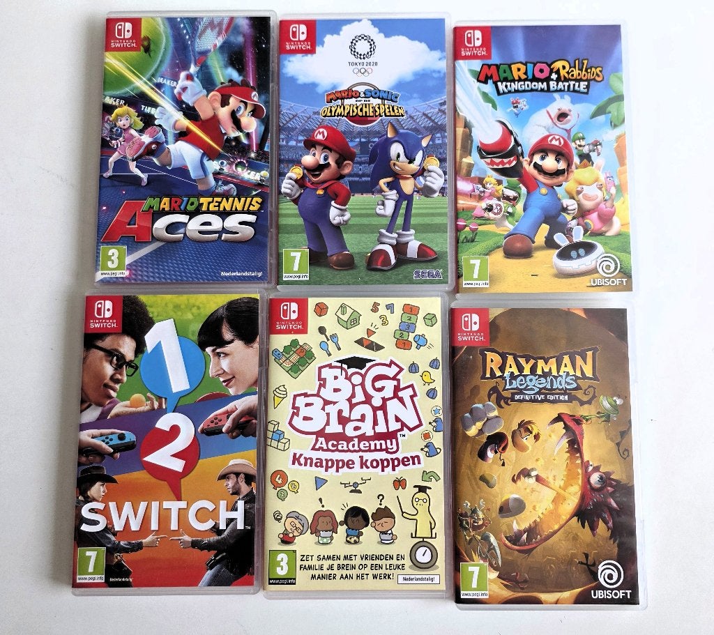6 Switch games, Ophalen of Verzenden