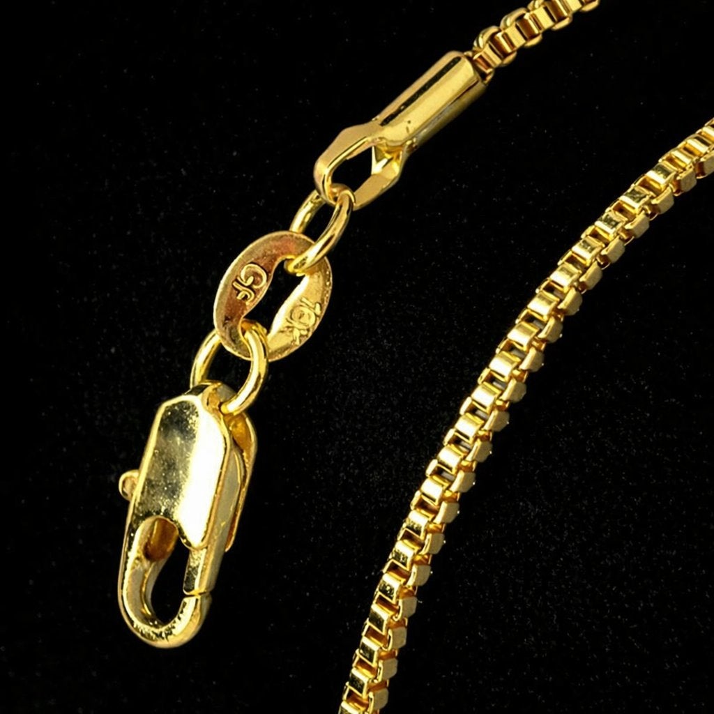fin colier plaqué or, GF 18 K, Bijoux, Sacs & Beauté, Enlèvement ou Envoi, Neuf, Or, Or