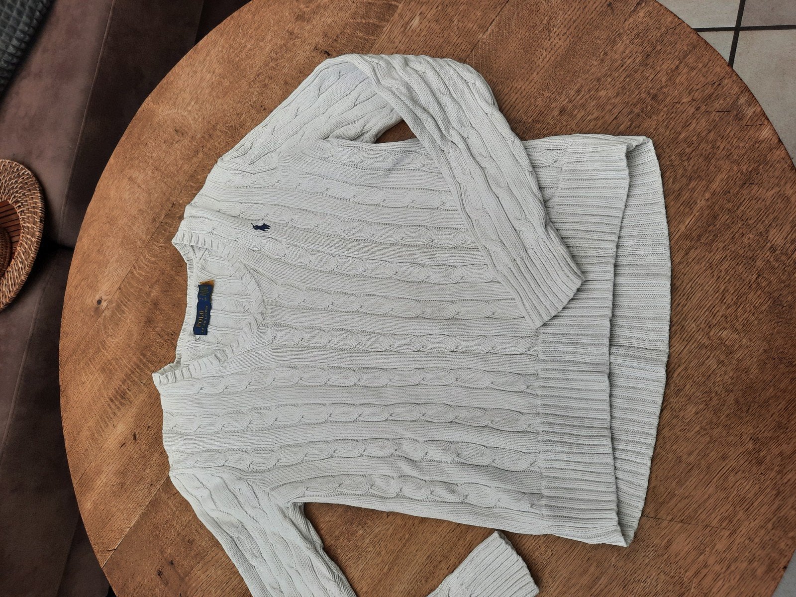 Ralph Lauren trui, Kleding | Dames, Ophalen, Wit, Zo goed als nieuw, Ralph Lauren