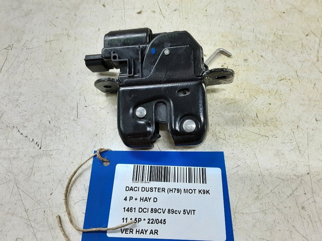 SERRURE COFFRE Dacia Duster (HS) (905030010R), Dacia, Renault Deutschland AG, Haillon arrière, Utilisé