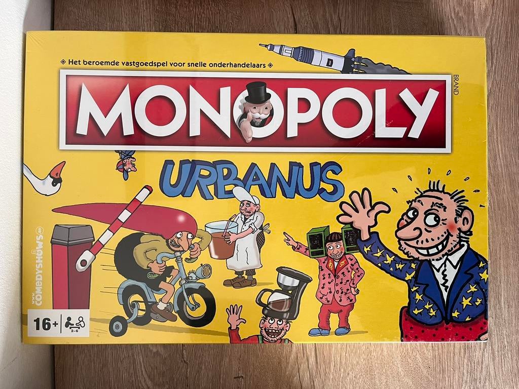 Monopoly Urbanus editie - nieuw in plastic, Hobby en Vrije tijd, Ophalen, Nieuw