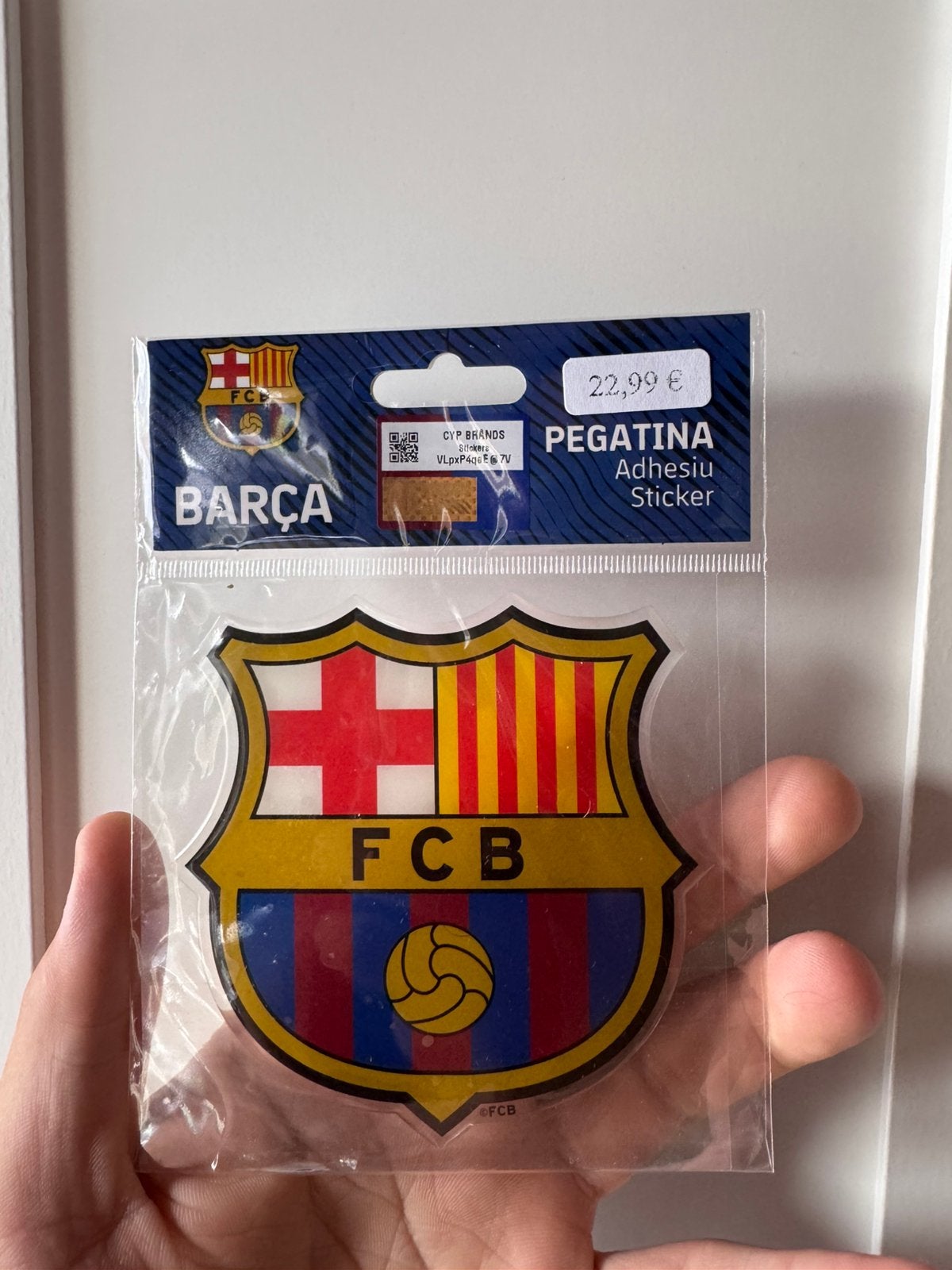 Barca stiker, Verzamelen, Speldjes, Pins en Buttons, Ophalen of Verzenden, Nieuw