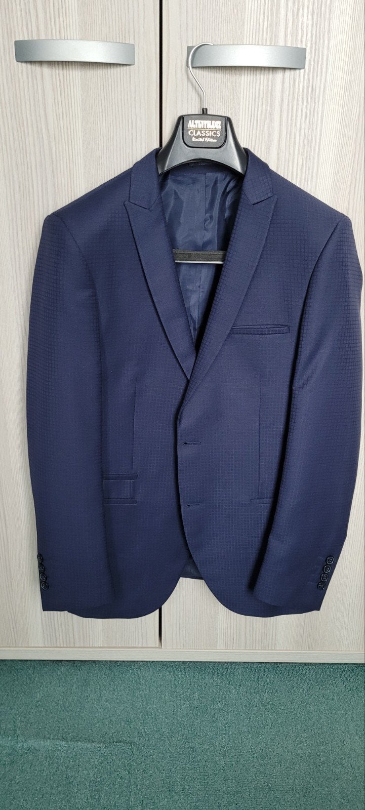 3-delig kostuum heren Altınyıldız Donkerblauw/Navy 56, Kleding | Heren, Kostuums en vesten, Ophalen, Blauw, Altınyıldız Classics