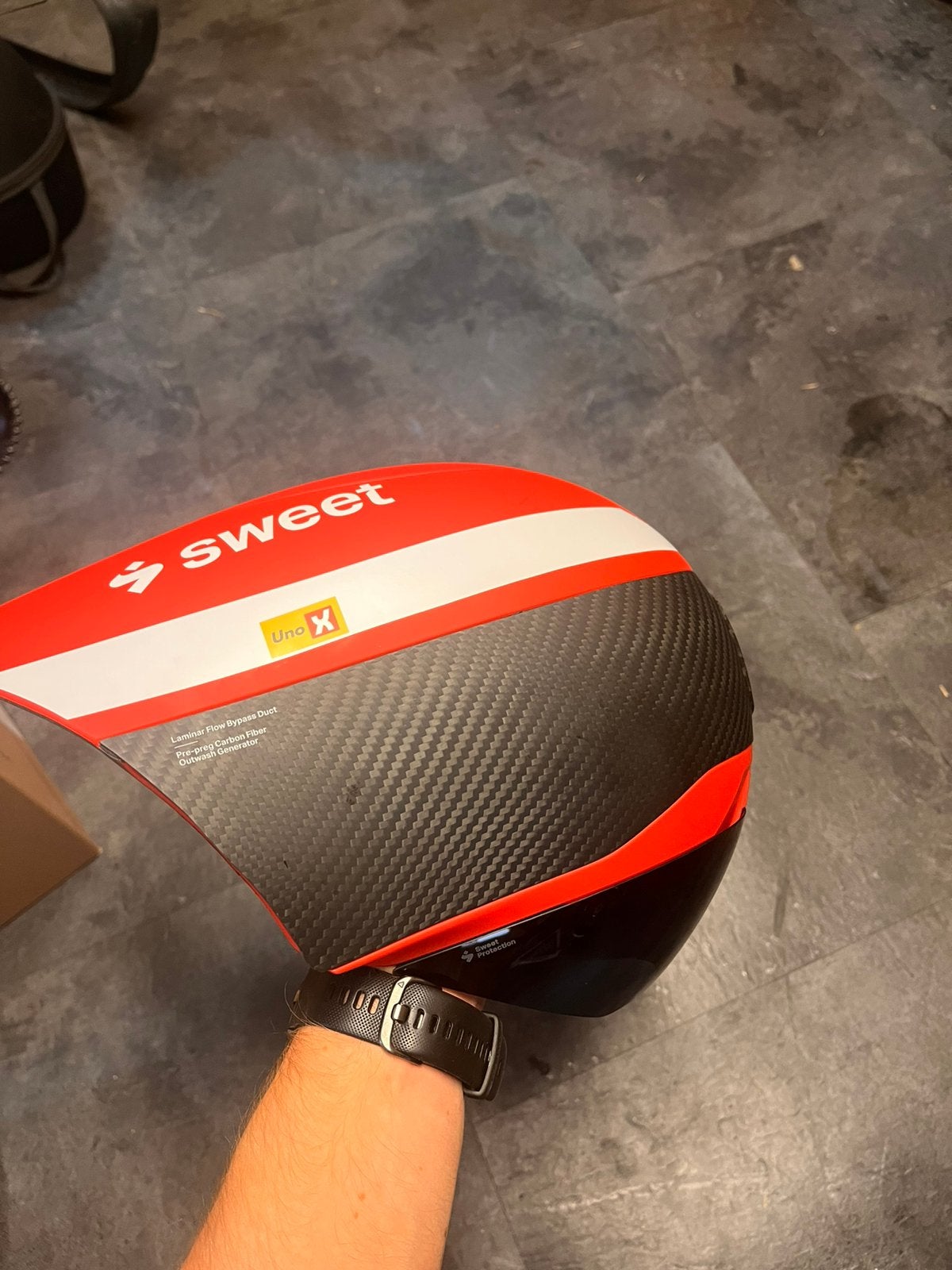 Sweet protecton TT helm, Fietsen en Brommers, Ophalen, Zo goed als nieuw, S