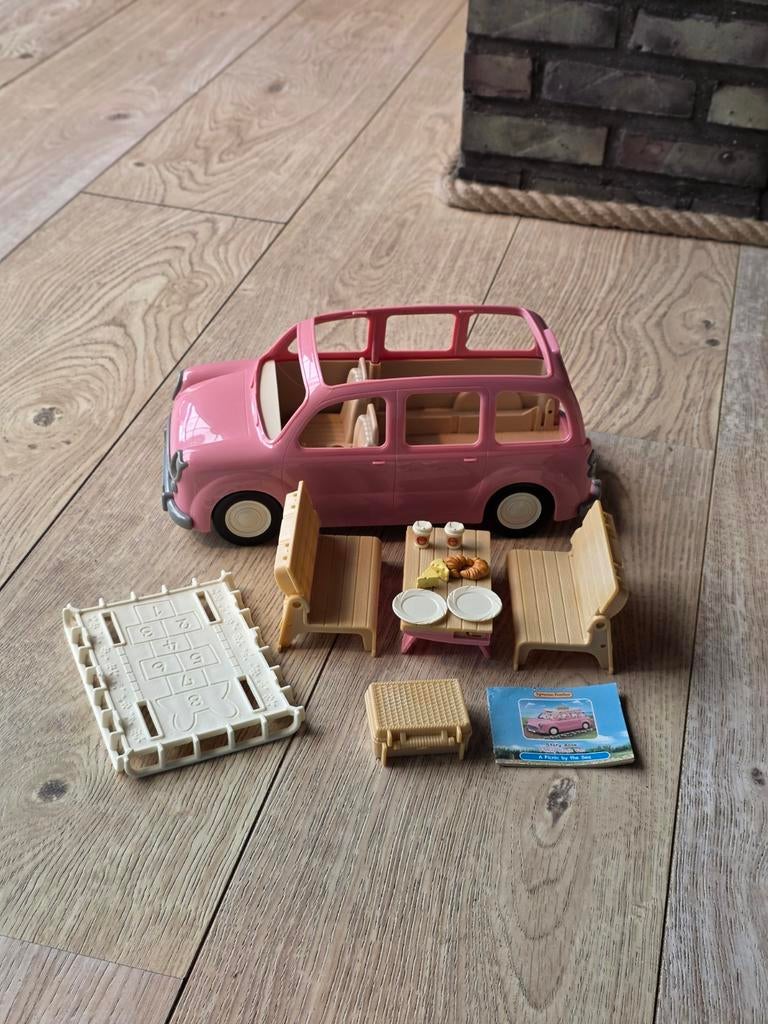 Sylvanian families roze auto, Verzamelen, Ophalen of Verzenden