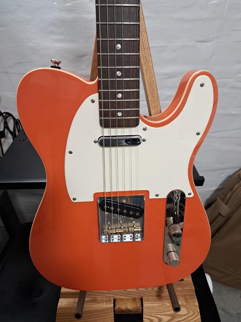 Squier CV 60s Custom Tele Tangerine Orange, Musique & Instruments, Instruments à corde | Guitares | Électriques, Enlèvement, Neuf