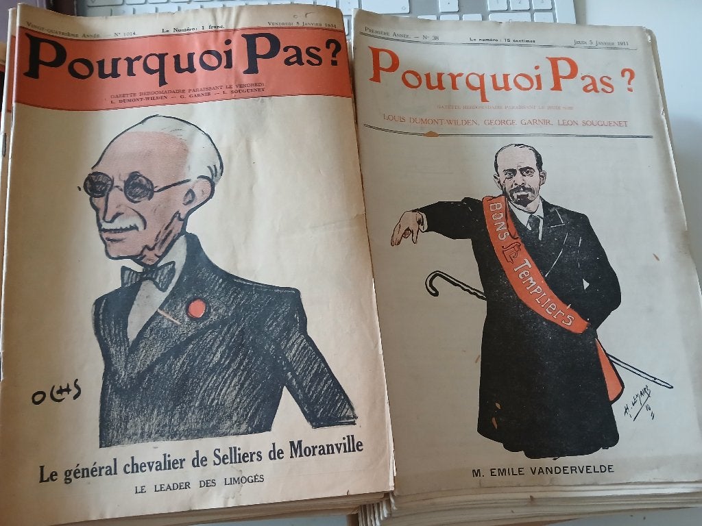 Doe een bod: 97 van de krant pourquoi pas? 1911 tot 1935, Ophalen, Krant