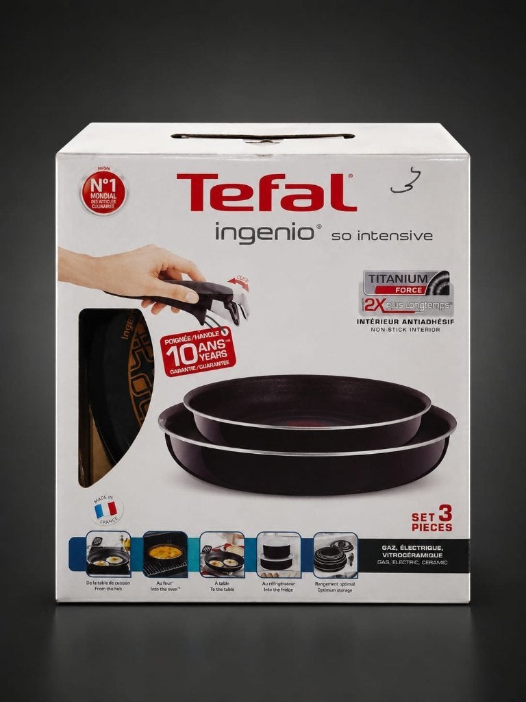 Ensemble de 3 pièces Tefal Ingenio So Intensive., Neuf, Tefal, Compatible lave-vaisselle, Enlèvement