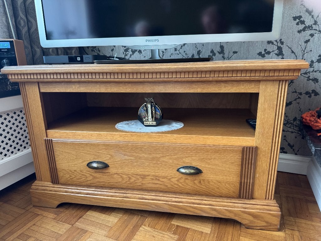 Tv kastje, Huis en Inrichting, Ophalen, Gebruikt, Eikenhout