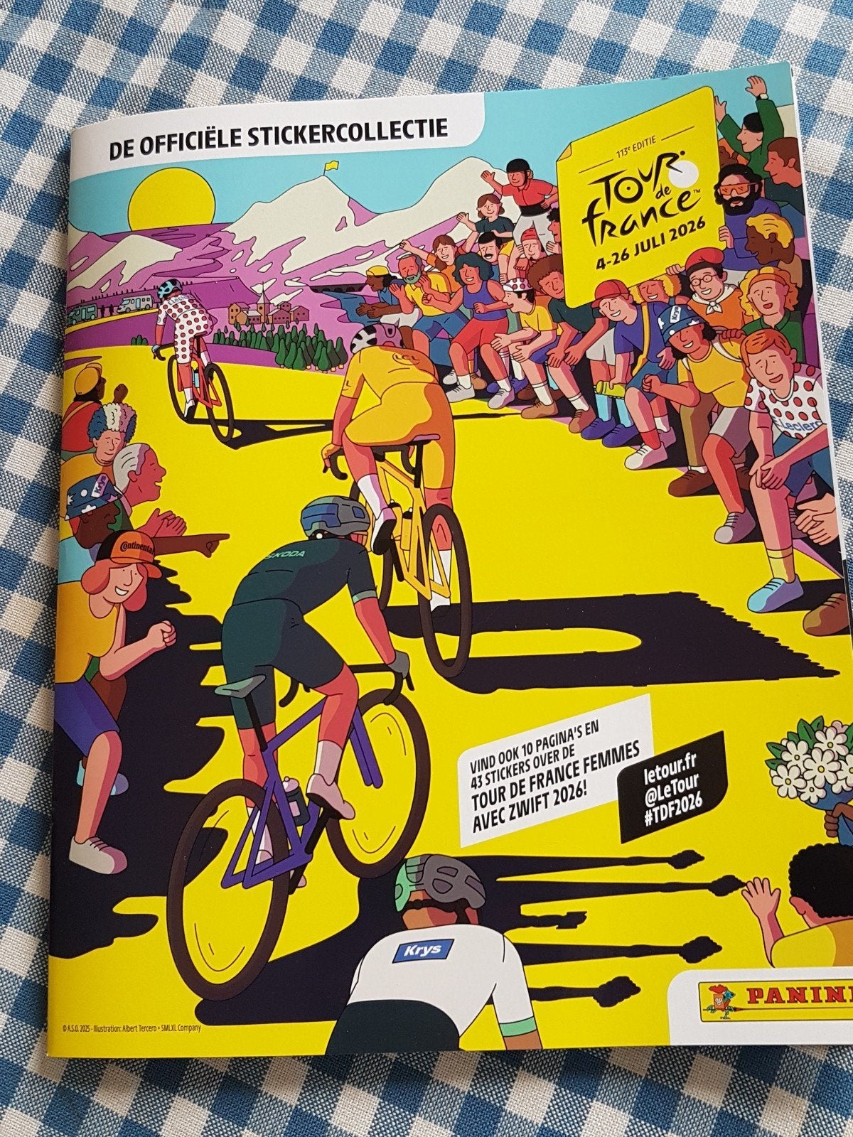 Autocollants Panini Tour de France 2026, Envoi, Autocollant