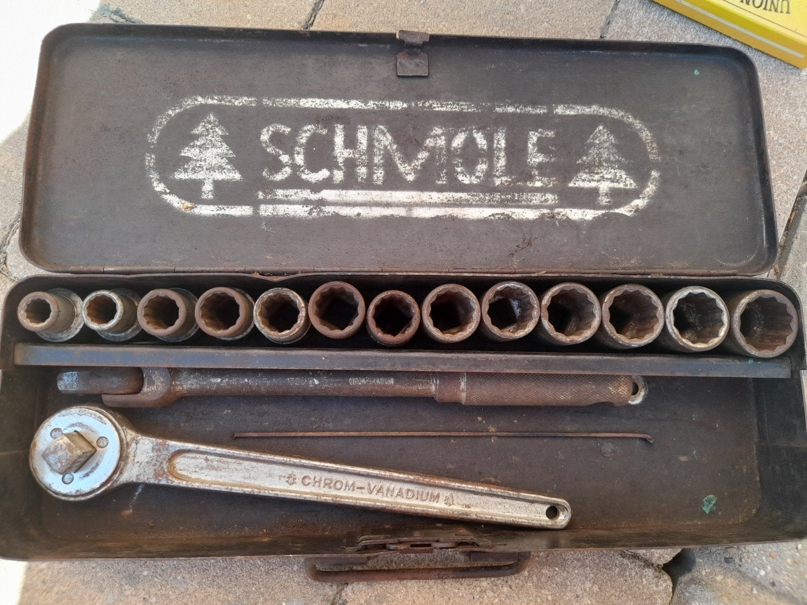 coffret douilles ancien, Enlèvement ou Envoi