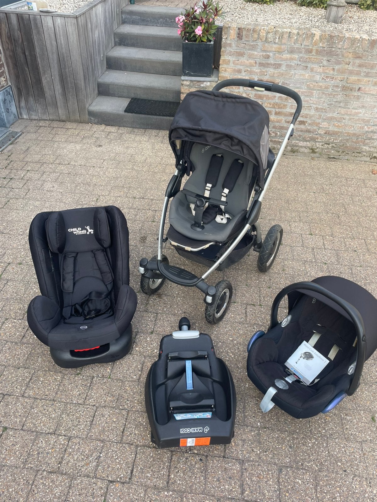 Maxi cosi + mura 2 met easybase2, Enlèvement, Utilisé, Maxi-Cosi, Isofix