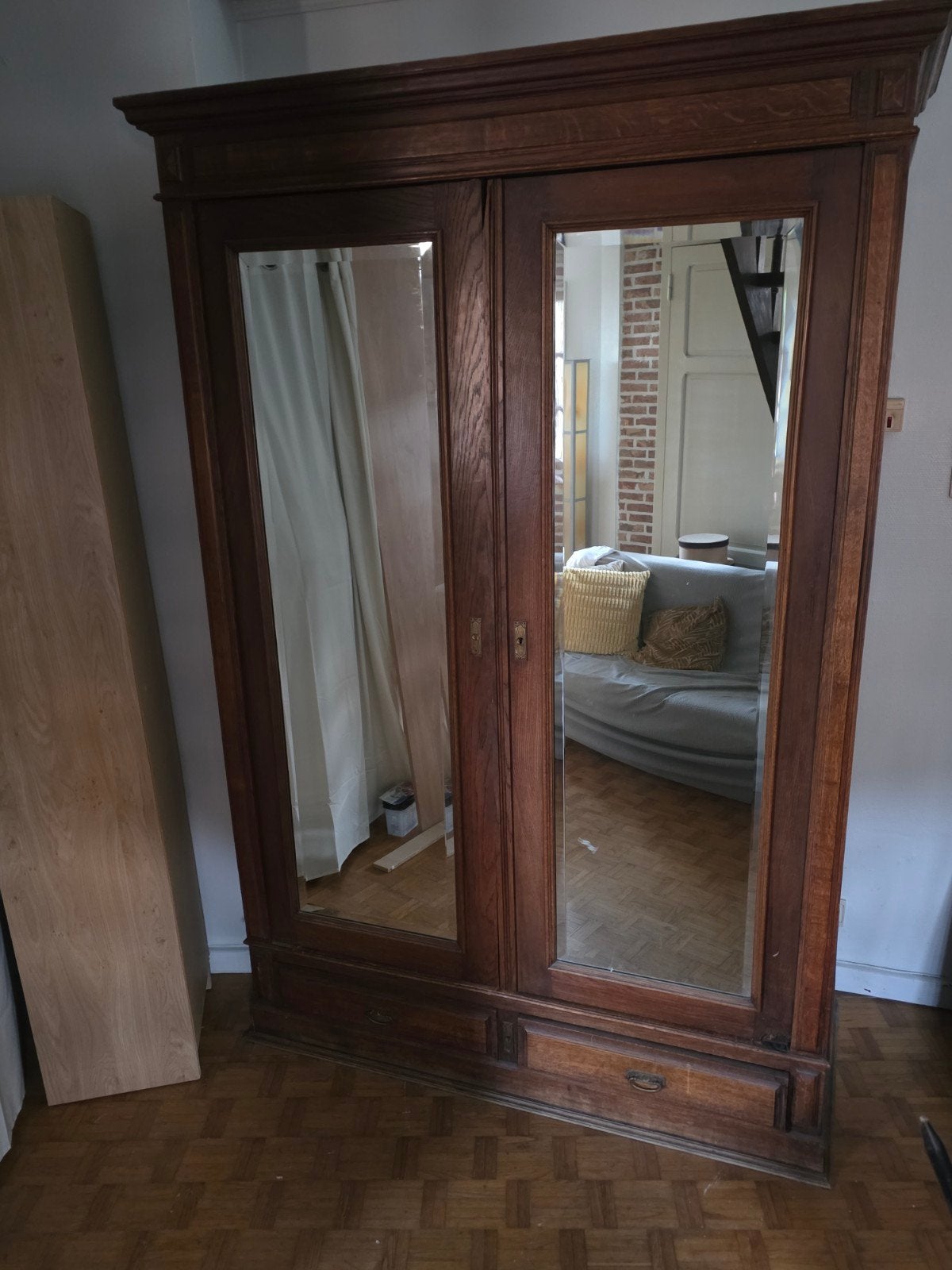 kleerkast.     garderobe, Maison & Meubles, Armoires | Penderies & Garde-robes, 200 cm ou plus, Enlèvement, Utilisé, 200 cm ou plus