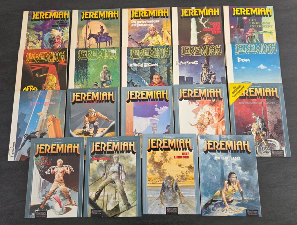 Strips: Jeremiah   : Novedi/ Spotlight Dupuis, Boeken, Stripverhalen, Ophalen of Verzenden, Zo goed als nieuw