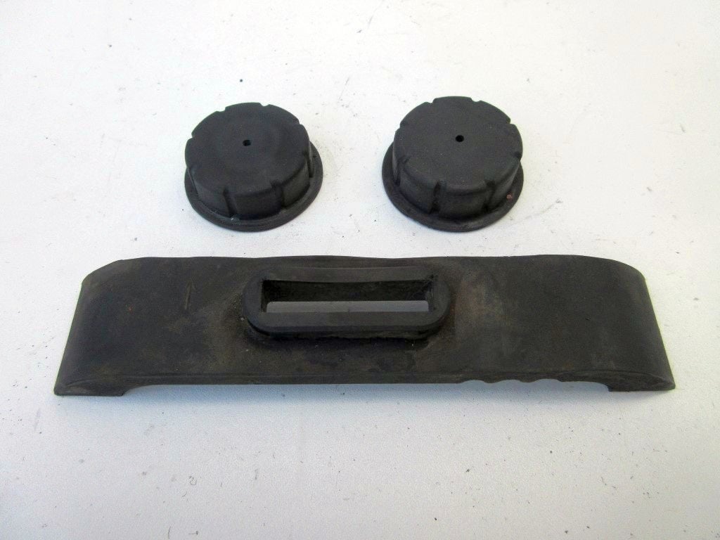 Yamaha XJ750 benzine tank rubbers XJ 750 benzinetankrubbers, Ophalen of Verzenden, Gebruikt