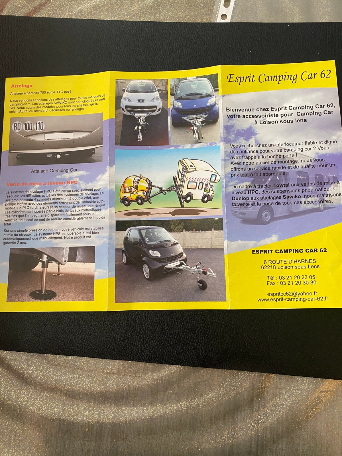 Système de remorquage pour petite voiture pour camping-cars, Caravanes & Camping, Enlèvement, Utilisé
