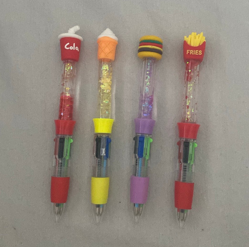 foodie 4 kleuren balpen, Ophalen, Nieuw