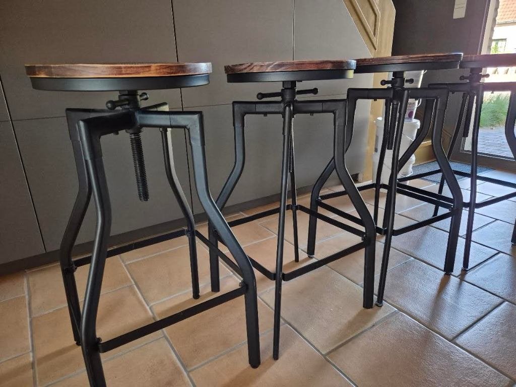 BARKRUK INDUSTRIELE LOOK, Ophalen, Gebruikt, 60 tot 90 cm, In hoogte verstelbaar