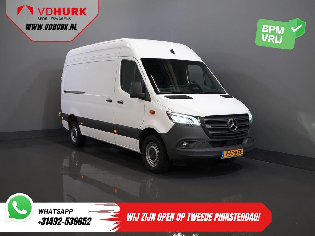 Mercedes-Benz Sprinter 317 CDI Aut. L2H2 3.5t Trekverm./ LED, Auto's, Automaat, Parkeersensor, Wit, Mercedes-Benz