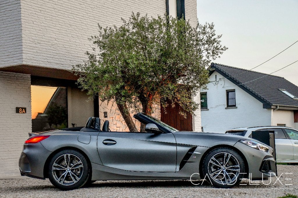 BMW Z4 2.0i  FROZEN GREY !!! M PACK !!!! HEAD UP / HARMAN, Auto's, Automaat, 4 cilinders, Cabriolet, Leder