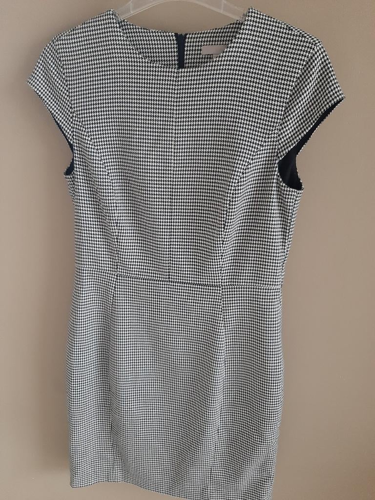 Geruit kleedje H&M maat 40, Kleding | Dames, Maat 38/40 (M), H&M, Zwart, Ophalen of Verzenden