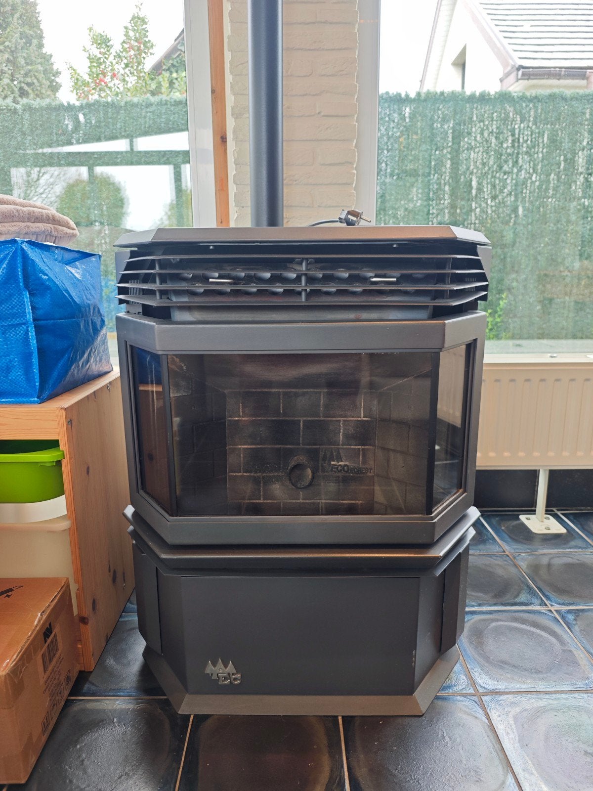 Te koop! Vrijstaande Pelletkachel!, Huis en Inrichting, Ophalen, Gebruikt, Overige brandstoffen, Pelletkachel