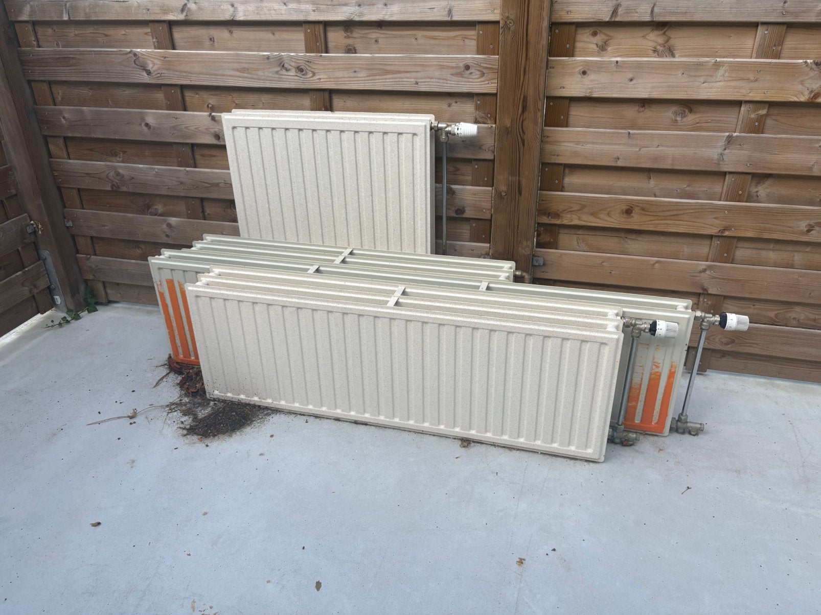 4 radiatoren, Ophalen, Gebruikt, Radiator, 30 tot 80 cm