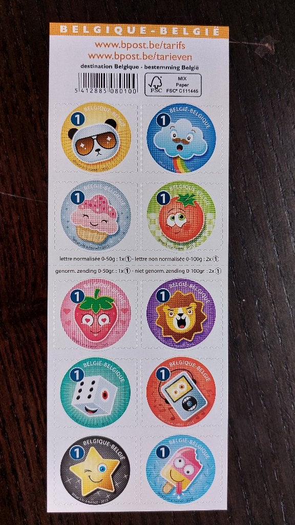 België: Emoticons - B150, Sans timbre, Enlèvement ou Envoi, Non oblitéré, Gomme originale