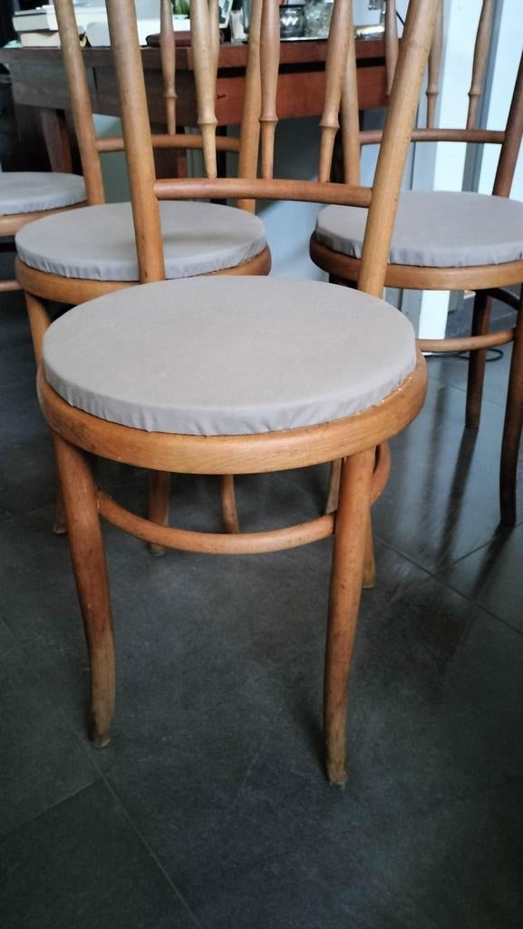 Echte FISCHEL/THONET bistro stoelen, Ophalen