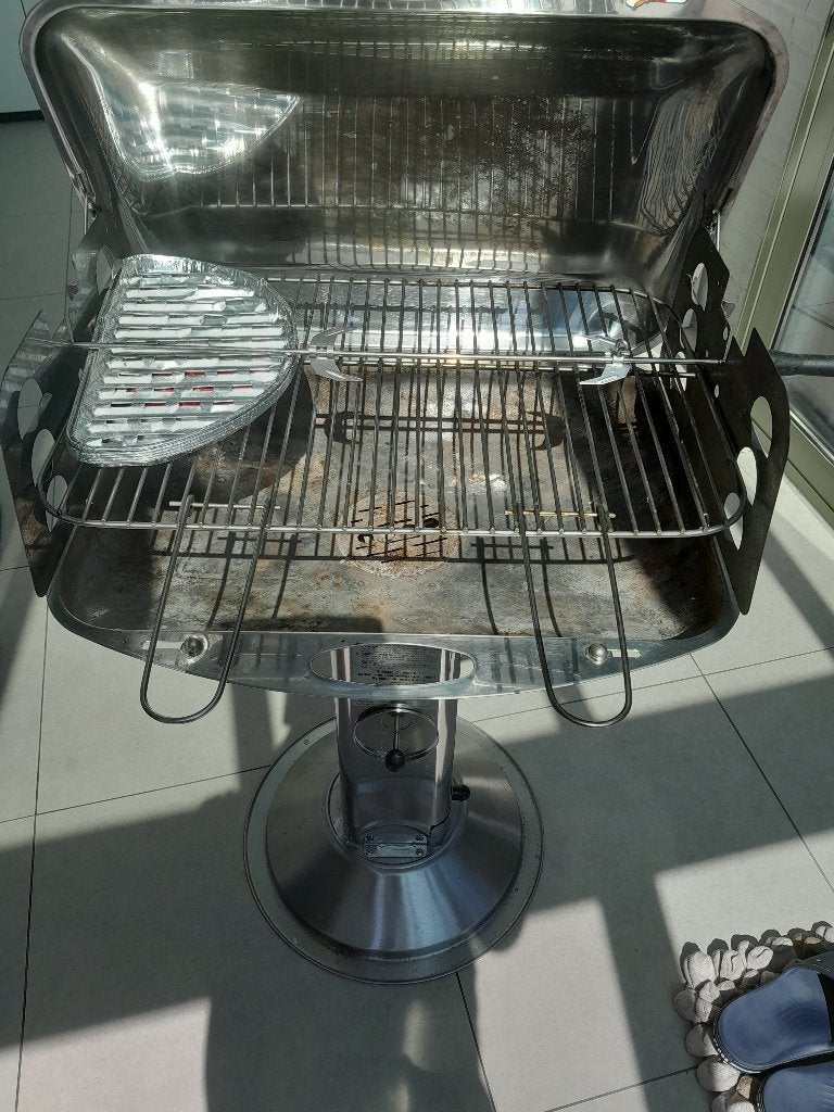 BBQ inox, Tuin en Terras, Ophalen, Zo goed als nieuw