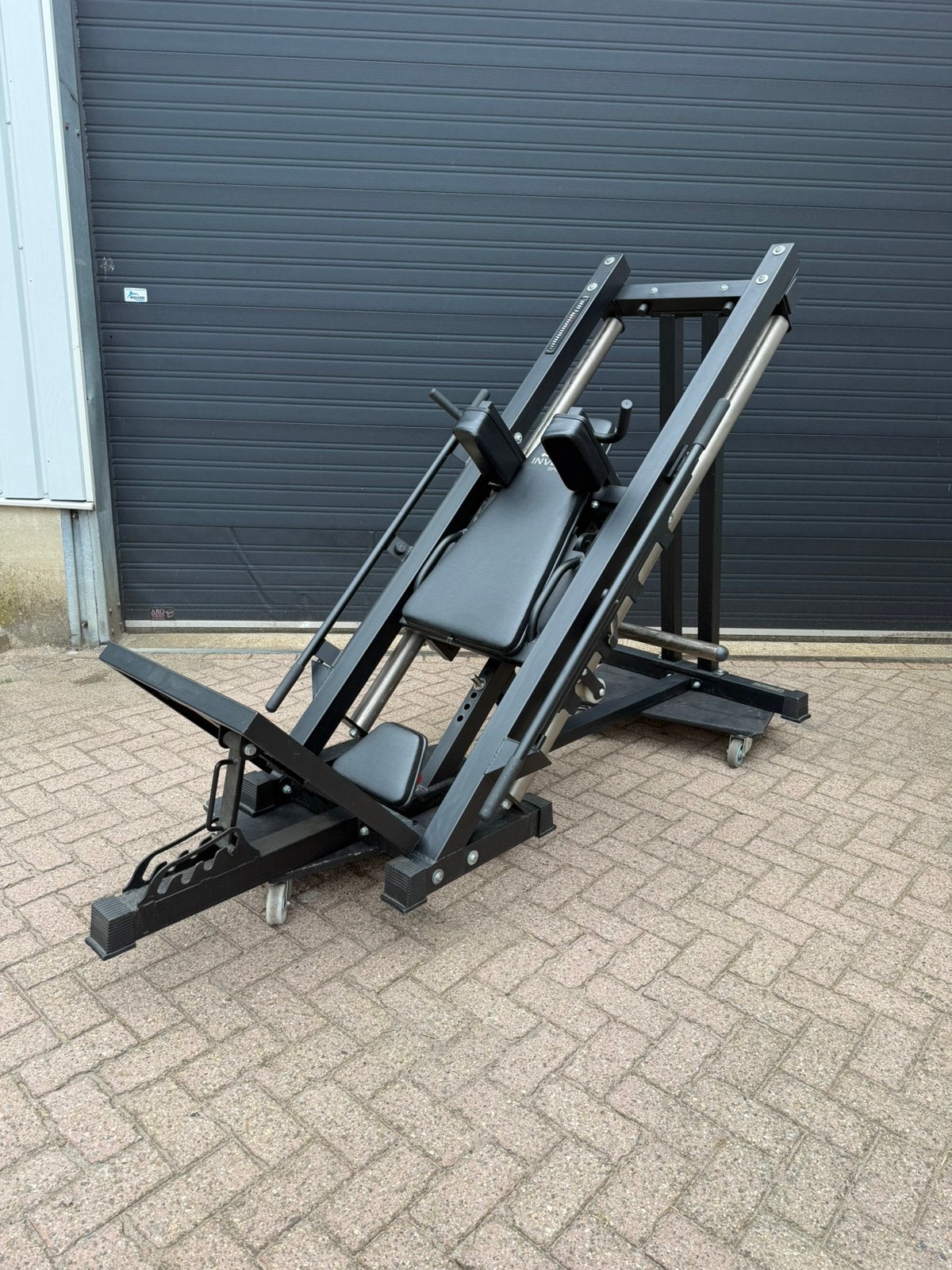 Barbarian Legpress / Hack Squat Combinatie Apparaat, Sport en Fitness, Fitnessmaterialen, Ophalen, Gebruikt