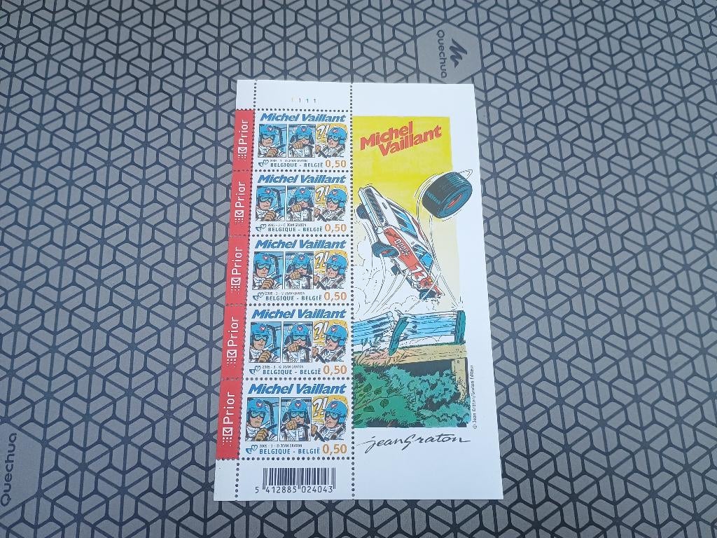 Michel Vaillant – Timbres, Neuf, Jean Graton, Enlèvement ou Envoi, Une BD