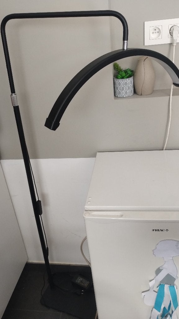Halve maan lamp schoonheidssalon, Ophalen, Zo goed als nieuw, Overige typen, Met schakelaar