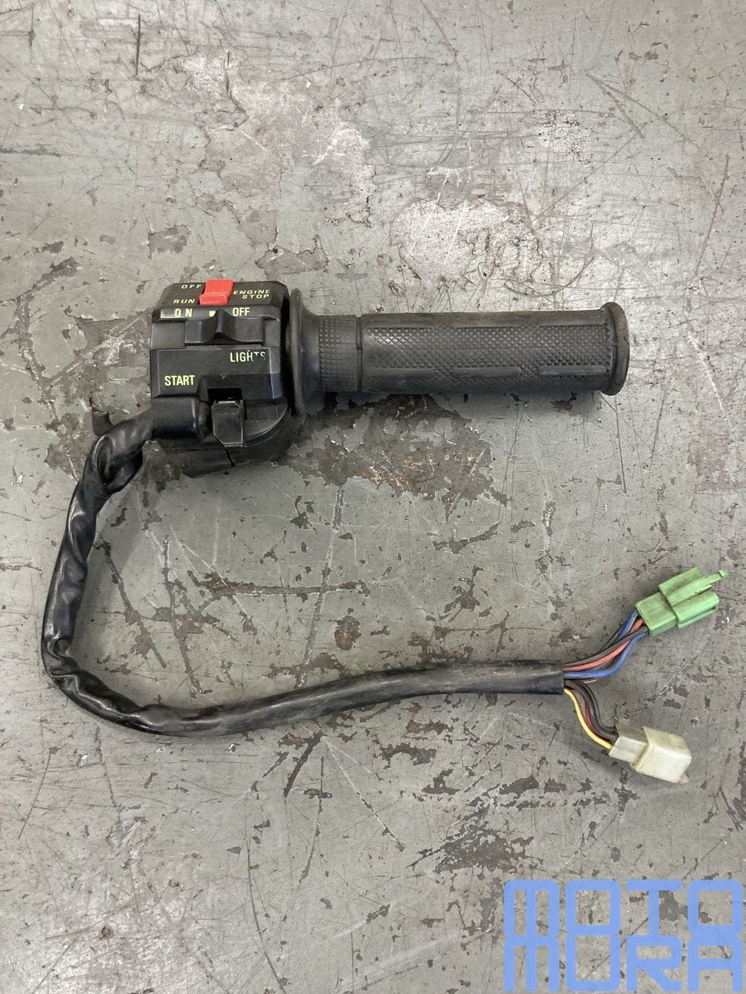 Gashandel voor de Kawasaki ZXR 400 1991 - 2003 zxr400 zx400r, Gebruikt, -, -, Ophalen of Verzenden