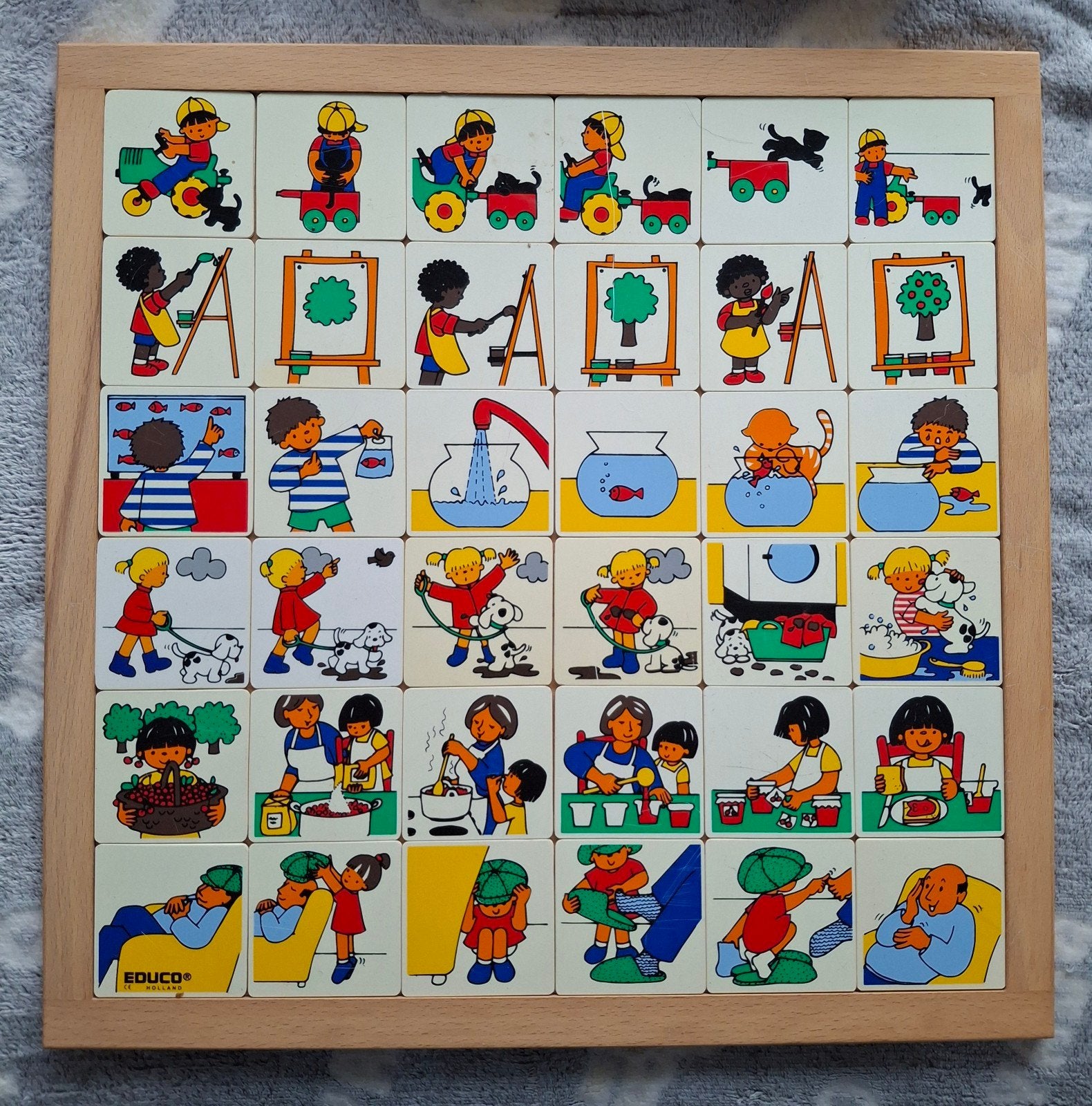 Educo sorteerbord., Verzamelen, Speldjes, Pins en Buttons, Ophalen