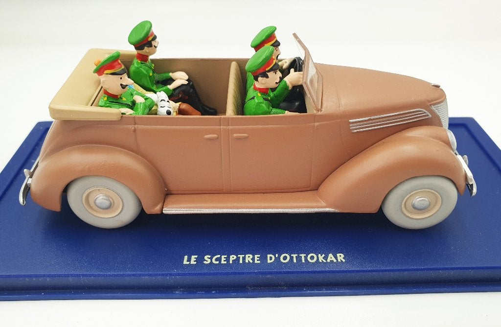 Tintin No. 34 Brown Ford V8 Convertible King Ottokar’s Sce.., Autres marques, Clients@editionsatlas.fr, 62 Boulevard Pereire, 75017 Paris, France