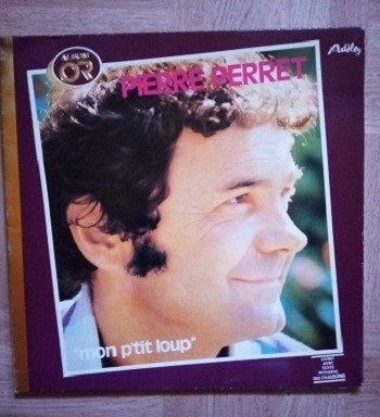 vinyle Pierre Perret disque d'or LP avec paroles TBE, LP, Édition spéciale, Enlèvement ou Envoi, Autres formats