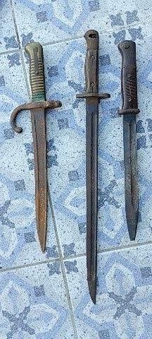 Petit lot de baïonnettes, Enlèvement ou Envoi, Autres