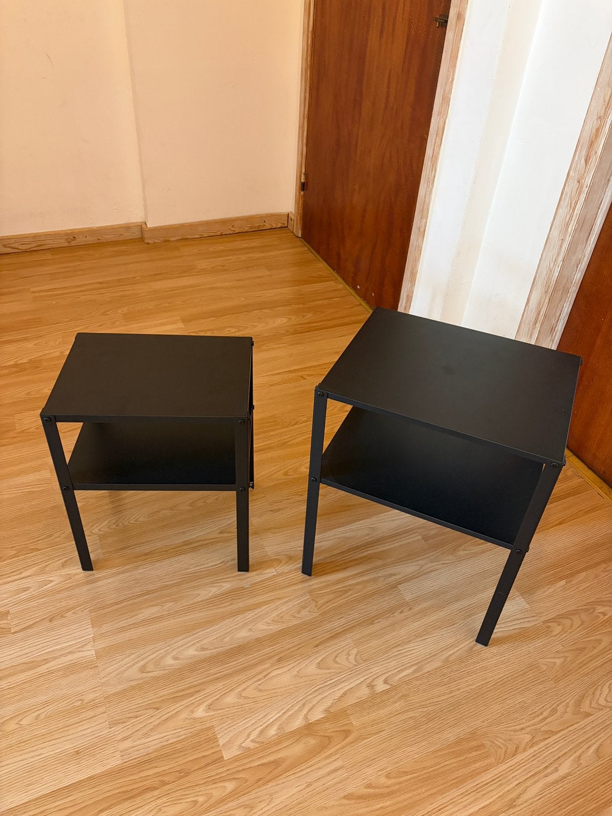 2 x IKEA KNARREVIK, Minder dan 55 cm, Gebruikt, Metaal of Aluminium, Rechthoekig