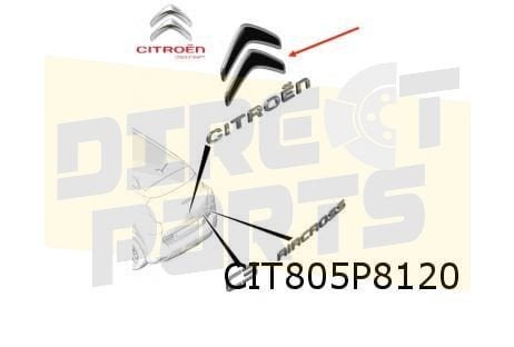 Citroën C3 Aircross embleem logo ''Citroën'' Origineel! YQ00, Auto-onderdelen, Verzenden, -, Nieuw, -