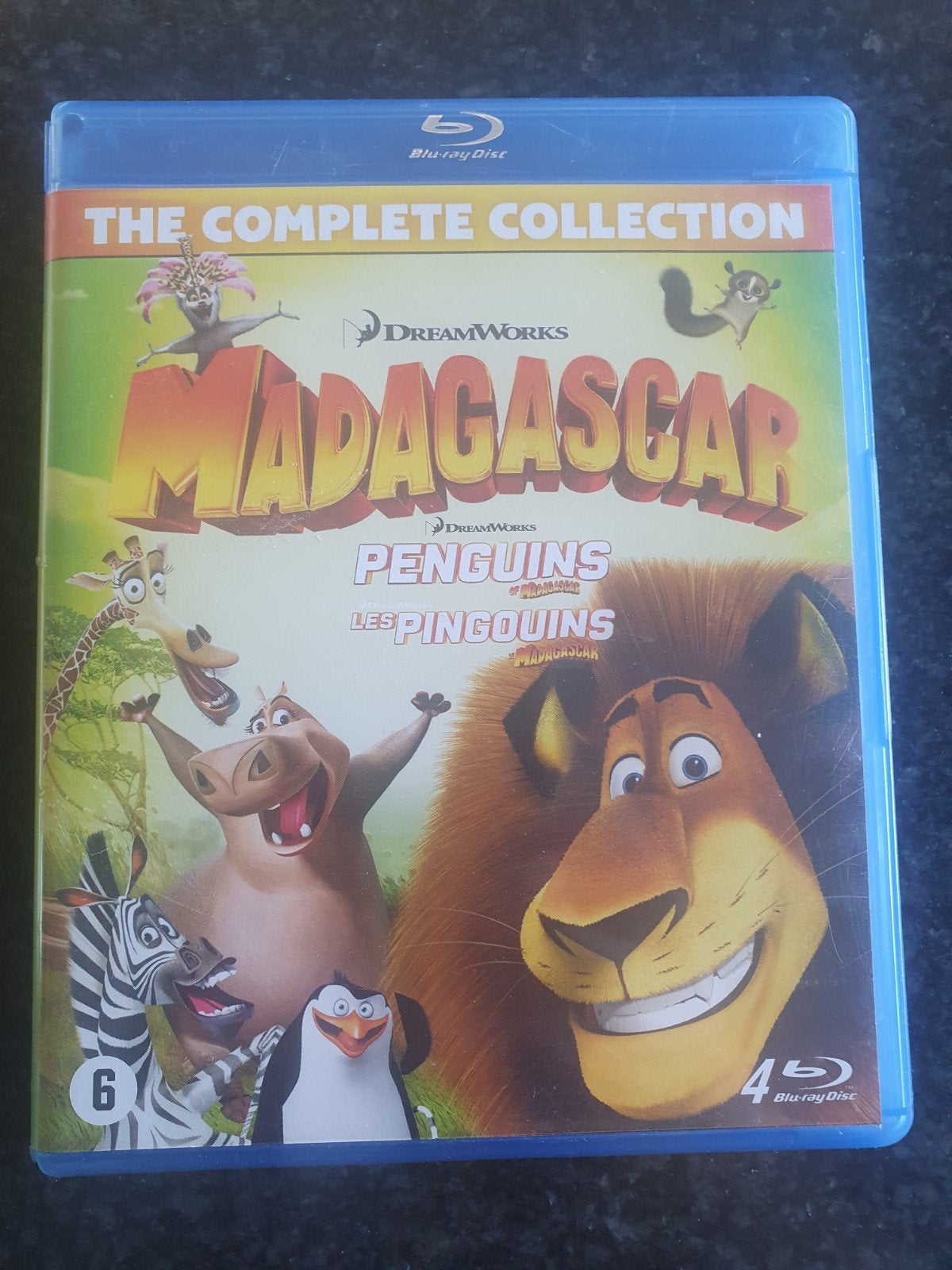 Madagascar : la collection complète blu ray NL FR, CD & DVD, Blu-ray, Enlèvement ou Envoi