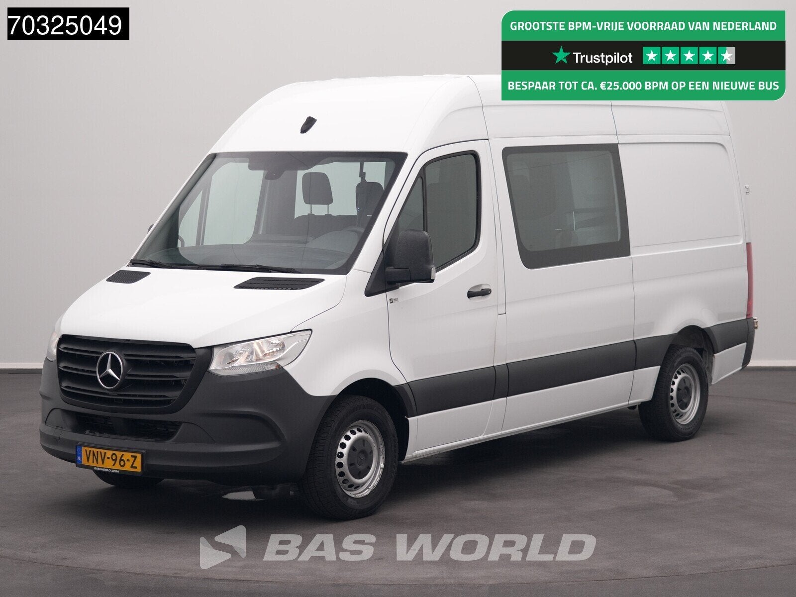 Mercedes Sprinter 314 CDI Dubbel Cabine L2H2 Trekhaak Navi A, Stof, Gebruikt, Euro 6, 4 cilinders