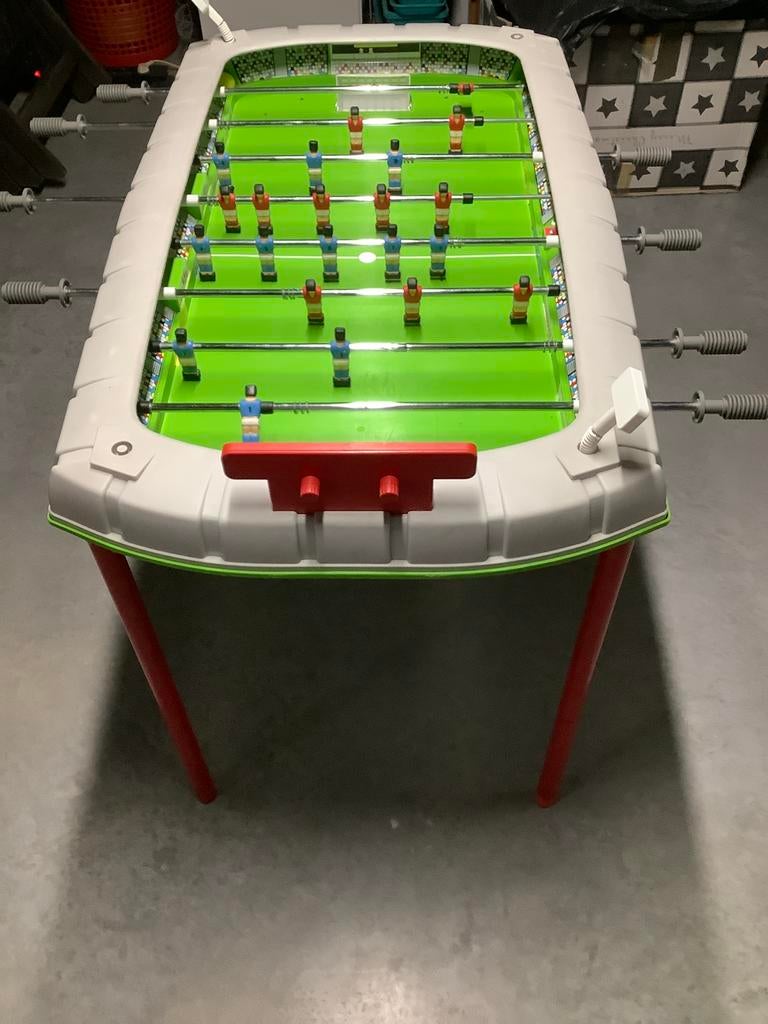 Voetbaltafel, Ophalen