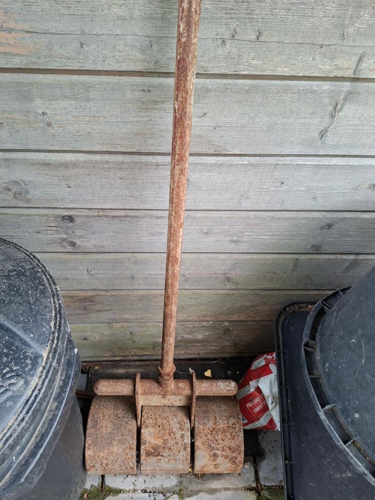 Zware metalen wals 65 kg, Ophalen