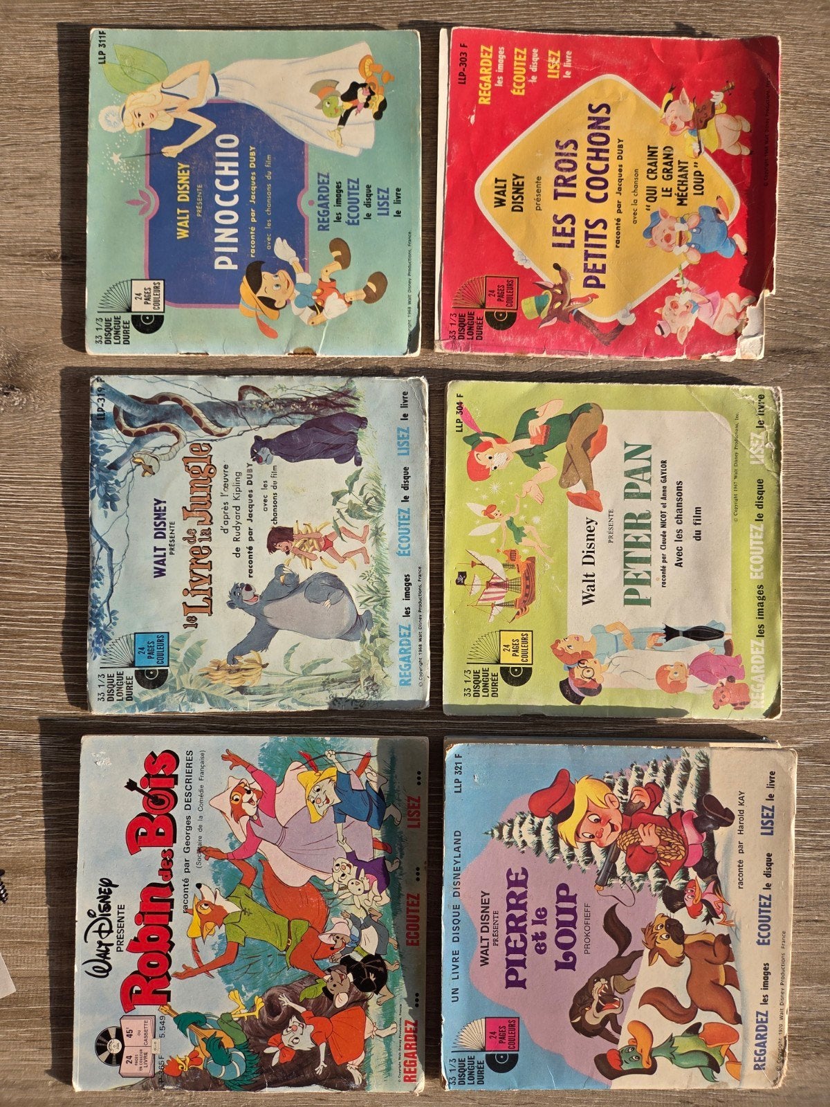 Walt Disney Vinylplaaten, Gelezen, Jongen of Meisje, Walt Disney, Ophalen of Verzenden