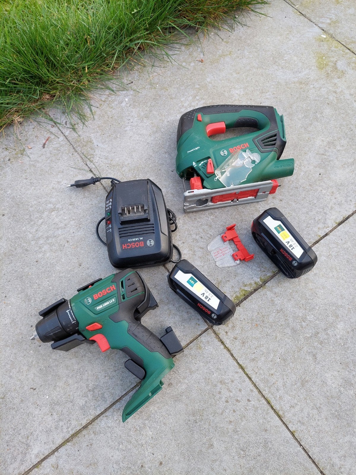 twee machine bosch 18v, Ophalen of Verzenden, Zo goed als nieuw