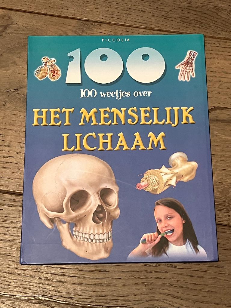 100 weetjes over het menselijk lichaam, Boeken, Ophalen of Verzenden, Zo goed als nieuw, Non-fictie