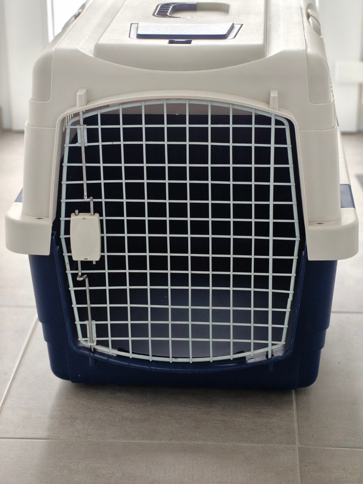 Honden transport box, Ophalen